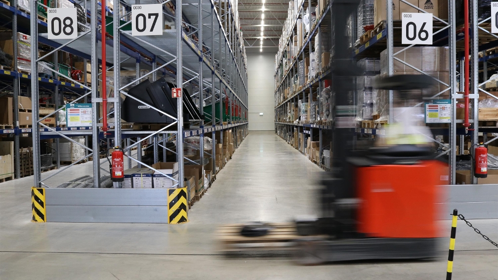 Logistiklager Hochregallager